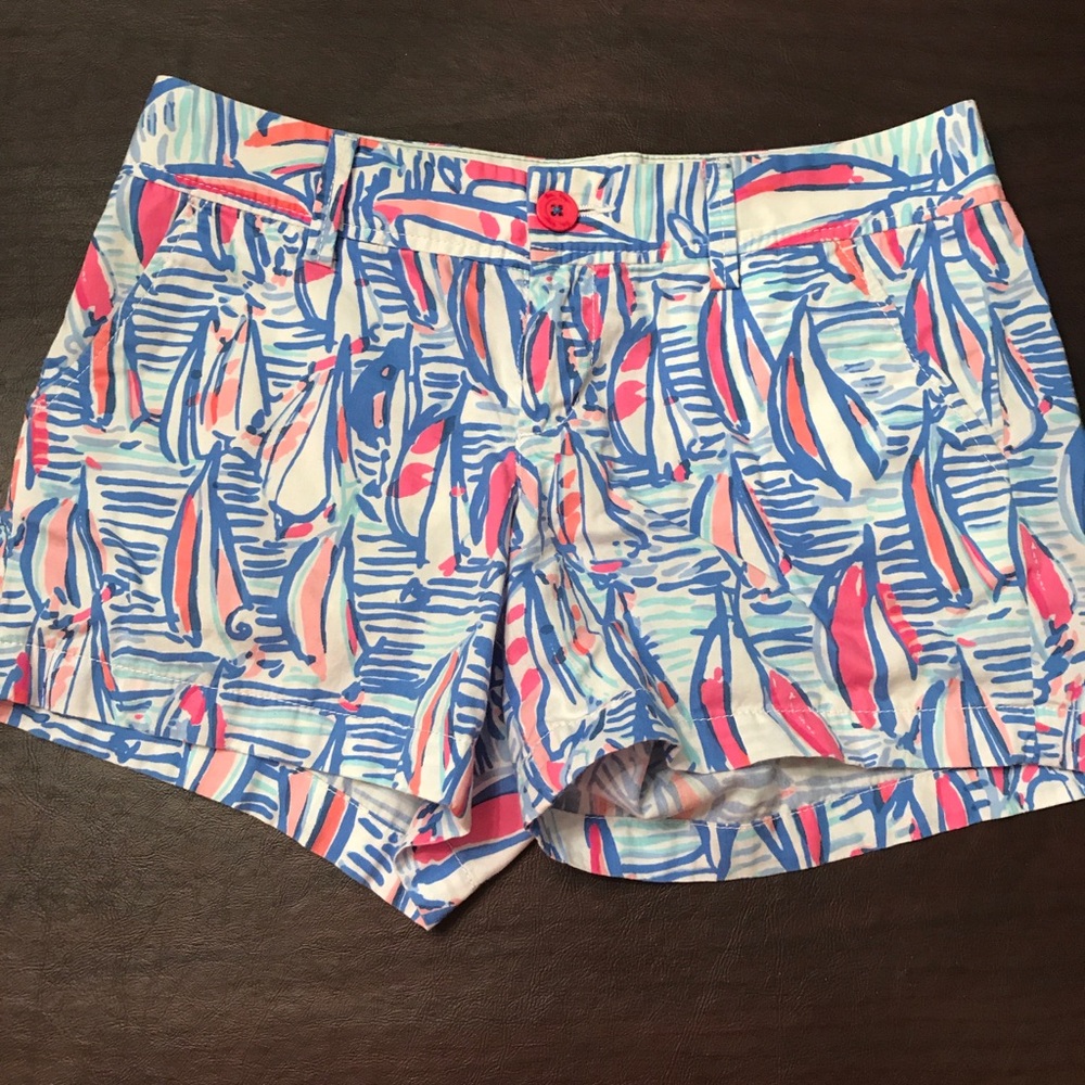 Lilly Pulitzer sailing shorts